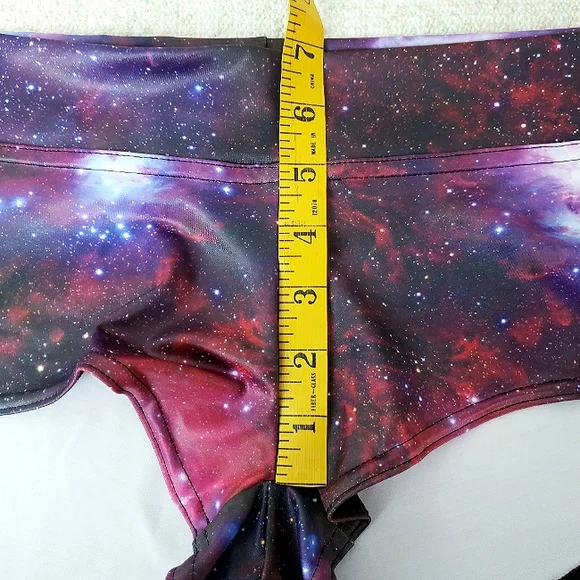 Blackmilk Galaxy Print Athletic Shorts - Picture 8 of 10